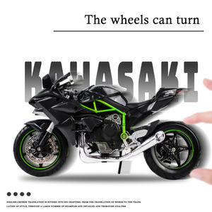 Modelo de Motocicleta de Aleación a Escala 1:18, Adornos de Simulación, Regalos, Juguetes Coleccionables - Product Image 3