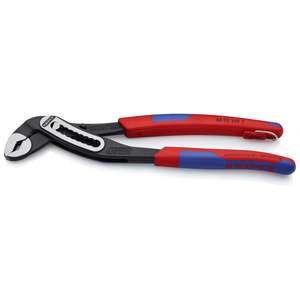 KNIPEX-Alligator 88 02 250 T®Pince à pompe à eau noire atramentisée, tête polie, poignées avec poignées fines à plusieurs composants, wi - Product Image 1
