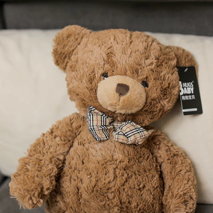 Muñeco de Peluche de Oso de Peluche para Bebé, Almohada de Juguete con Relleno de Algodón PP, Acabado Lavado para Aliviar el Estrés, Regalo de Cumpleaños Perfecto - Product Image 3