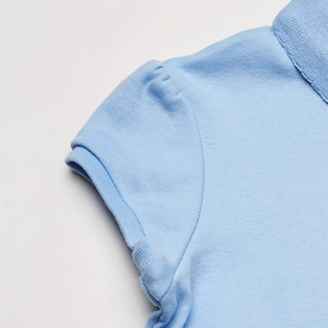 <span class=keywords><strong>Polo</strong></span> da ragazza Interlock in cotone di alta qualità uniforme scolastica per bambini <span class=keywords><strong>Polo</strong></span> a maniche corte abbigliamento per bambini <span class=keywords><strong>Polo</strong></span> da scuola - Product Image 5