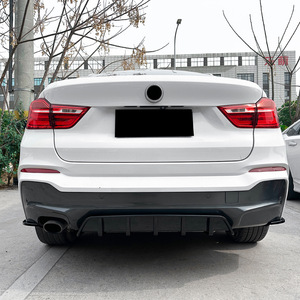 Amp-Z Bmw X4 F26 M Sport <b>Rear</b> <b>Spoiler</b> 2014-2018 Piano Black Carbon Fiber Texture Matte Finish Tuning Style - Product Image 1