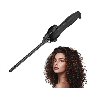 <span class=keywords><strong>Fer</strong></span> à <span class=keywords><strong>friser</strong></span> électrique PTC LED à petit diamètre extra <span class=keywords><strong>fin</strong></span> avec chaleur réglable pour hommes et femmes - Product Image 1