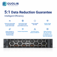 Sistema de Almacenamiento Empresarial Unificado Dell PowerStore 5200Q All Flash, Bloque de SSD NVMe QLC, Sistema de Almacenamiento para Centro de Datos VVol