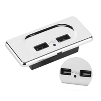 Prise de courant avec chargeur rapide à double port USB 3.1A pour camping-car, camion, caravane
