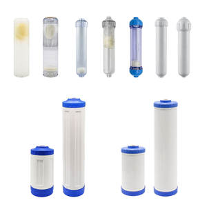 Boîtier de <span class=keywords><strong>filtre</strong></span> rechargeable entièrement transparent T33 pour purificateurs d'eau avec coton filtrant intégré - Product Image 4