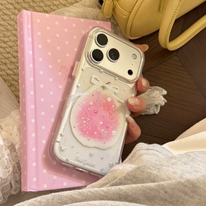 Funda para iPhone 16/15/13 con diseño de guayaba dorada, transparente y de alta estética - Product Image 2