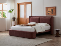 Hochzeit Bequemes Set Dressing Princess Tufted Up-Holstered Velvet Schlafzimmer-Sets