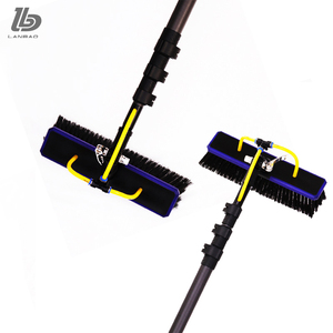 Perche télescopique de fabrication de vitres, 12m, 50 pieds, pour nettoyage de surfaces vitrées, vente en gros - Product Image 2