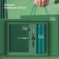 Coffret Cadeau d'Affaires de Luxe Promotionnel en Gros : Carnet, Tasse Thermos, Mug Isotherme à Reliure Sans Fil, Personnalisable