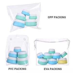 Silicone <b>Dispensing</b> <b>Bottles</b> 20ml Medium Size Portable Cosmetic Storage Travel Container Face Cream Box FDA Certified - Product Image 5