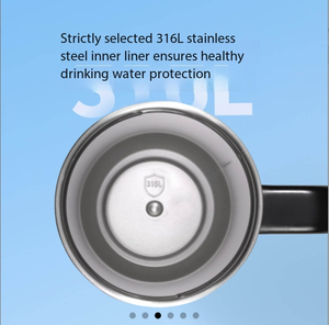Gobelet isotherme intelligent avec paille, grande capacité 1200 ml, en acier inoxydable 316 - Articles ménagers intelligents >> Produits pour la maison connectée - Product Image 2