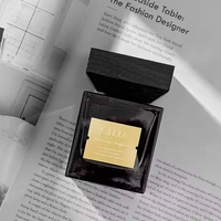 Nouveau Design Vide De Luxe 50ml 100ml Carré Noir Aromatique Verre Aromathérapie Reed Diffuseur Bouchon En Bois Bouteille