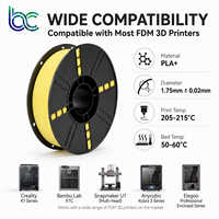 Filamen Becreative FDM 3D PLA+ Diameter 1.75mm Berat Bersih 1KG Kualitas Tinggi Ekstrusi Cetak Toleransi 0.02mm Rendah Bau