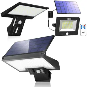 모션 센서로 실외 사용을위한 JESLED LED 태양 광 조명 모션 센서가있는 LED 스포트라이트 야외 태양 광 스포트 조명 5 모드