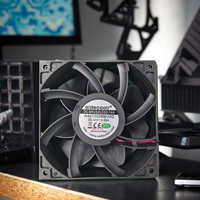 Aidecoolr DC12V 120X120X38MM Radiateur à roulements à billes en plastique Dissipateur thermique Boîtier d'ordinateur Système de refroidissement du processeur Ventilateurs de refroidissement pour PC Ordinateur portable