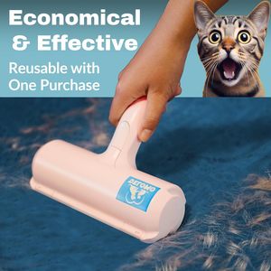 OEM ODM Custom Logo Color Reusable Cat Dog <b>Pet</b> Fuzz Fur Lint Cleaner Roller Hair Remover Removal Tool for Furniture Couch Carpet - Product Image 3