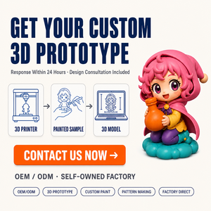 Figura de Acción Personalizada OEM Chibi Fantasy Traveller, Figura Coleccionable de PVC, Nueva, Escala 1/6, Cabello Rosa, Lata Naranja, Juguete Artístico - Product Image 5