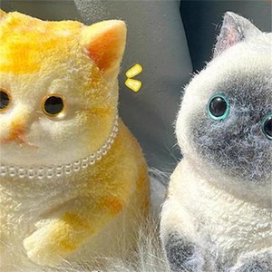 Luckykoo <b>Cat</b> <b>Squishy</b> Squeeze Toys Stress Relief Squishies for Kids Party Favors Pinch Fidget <b>Squishy</b> Suitable Adults Kids - Product Image 2