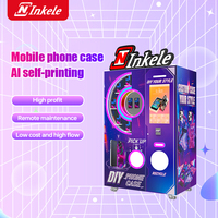 Machine de vente automatique professionnelle pour l'impression personnalisée de coques de téléphone UV, idéale pour les parcs