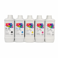 Encre DTF en gros 1000 ml CMYK Pigment Blanc pour Imprimantes Epson XP600 I3200 I1600 TX800 DX5 DX7, Kit OEM de Transfert Thermique sur Film PET
