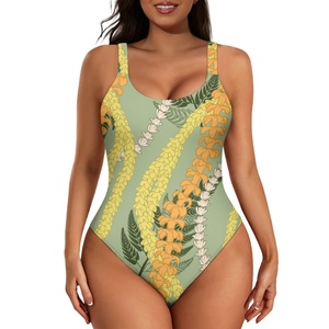 Personalizzazione popolare Mokihana stampa Lei on Demand costumi da bagno <span class=keywords><strong>taglie</strong></span> <span class=keywords><strong>forti</strong></span> <span class=keywords><strong>tuta</strong></span> removibile inguinale per le donne comode - Product Image 1