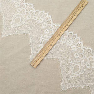 Bordure en dentelle de style français, dentelle tricotée, mélange de nylon écologique pour accessoires vestimentaires, 3 yards - Product Image 3