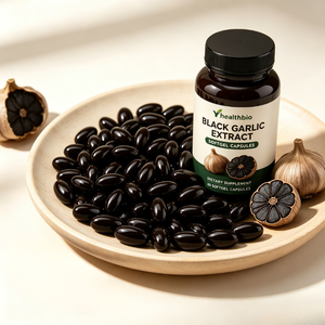 Gélules d'extrait d'<span class=keywords><strong>ail</strong></span> vieilli à marque privée, haute puissance, antioxydant, santé cardiovasculaire, capsules d'<span class=keywords><strong>ail</strong></span> en vrac, vente en gros, OEM, ODM - Product Image 6