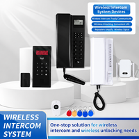 Système d'interphone sans fil pour appartement avec contrôle d'accès, audio bidirectionnel, cartes RFID et sonnette de sécurité pour résidences