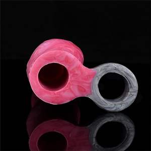 Funda para Pene con Nudo de Perro y Anillo Anticaída de Silicona Suave, Juguetes Sexuales para Agrandar y Extender el Pene para Hombres, Masturbador Masculino - Product Image 4