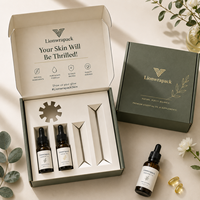 Boîte d'emballage personnalisée pour huiles essentielles, coffret cadeau pour huiles de soin corporel, boîte en carton ondulé FSC Lionwrapack