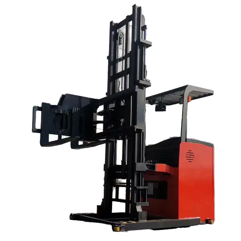 1.5-1.6 Ton 3-Way Electric palet Stacker CE Certified Forklift untuk susun yang efisien