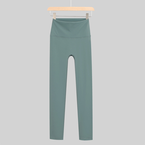 Leggings Deportivos Elásticos de Cintura Alta para Mujer, con Control de Abdomen, Diseño Sólido, Pantalones de Yoga para Fitness y Deportes - Product Image 5