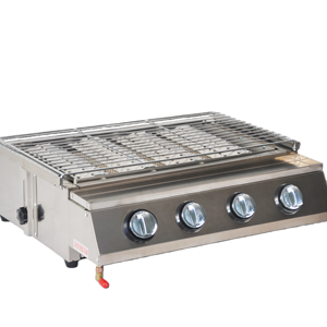 Parrilla Comercial para Barbacoa a Gas con Quemador de Piedra Volcánica, Parrilla para Cocinar, Máquina para Asar Kebab - Product Image 1