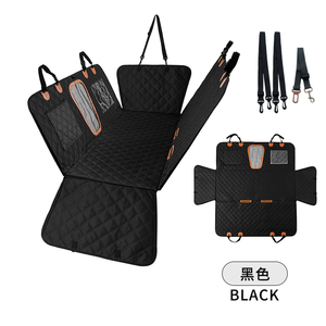 Housse de siège arrière <span class=keywords><strong>pour</strong></span> <span class=keywords><strong>chien</strong></span> en Oxford 600D, personnalisable OEM/ODM, durable, imperméable, protège les sièges arrière des voitures, convient aux animaux de compagnie - Product Image 1