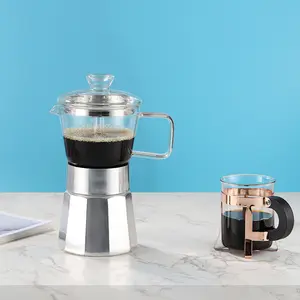 便携式高硼硅酸盐玻璃家用摩卡咖啡壶手工咖啡咖啡机