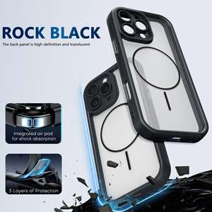 Coque pour iPhone 17/16 avec Tianyan magnétique deux-en-un pour Apple 15, coque de téléphone anti-chute en PC électroplaqué à couverture intégrale et refroidissante - Product Image 4