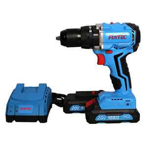 FIXTEC Taladro Inalámbrico de 20v Sin Escobillas, Juego de Herramientas Eléctricas, Taladro Percutor de Iones de Litio, Destornillador con Kit de Batería Combinado - Product Image 5