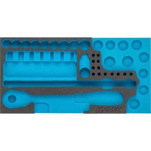 HAZET - 163-359L Inserto de espuma suave de 2 componentes para 954 N - EAN 4000896194292 TALLERES DE ROTACIÓN BANDEJAS VACÍAS - Product Image 1