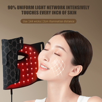 Masque facial LED portable KKS Factory, couleurs personnalisables, 8 couleurs, photothérapie, traitement de l'acné par lumière rouge, rajeunissement de la peau