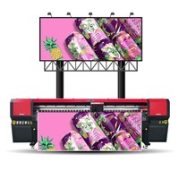 Imprimante à solvant Locor 3,2 m, grand format, 4 têtes, imprimante à solvant 512i, imprimante à solvant pour impression de bannières en vinyle, machine flexible