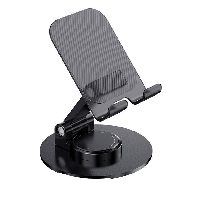 Cheap Price Cell Phone Metal Holder Stand 360 Rotate Metal+ABS Foldable Mobile Phone Stand for Table