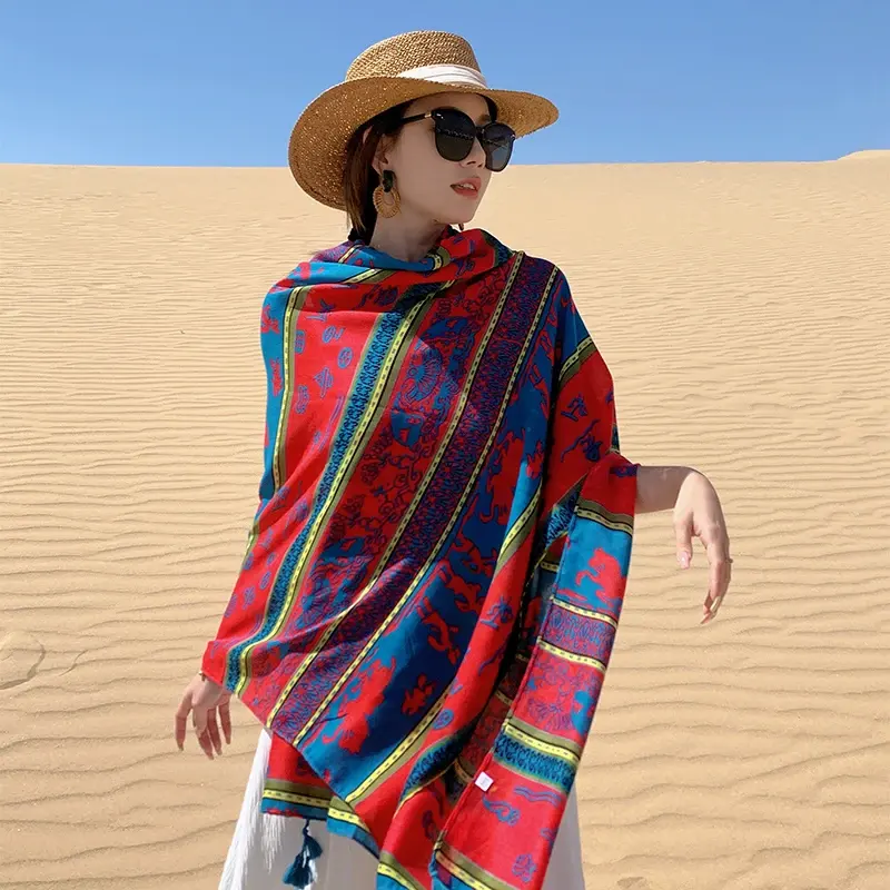 Designer Scarf Wholesale China Polyester /Cotton Custom Magic Scarf hijab