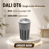Dernier design unique DALI DT6 Module LED monocouleur IP44 GU10 Vente directe usine Downlight GU10 Blanc OEM ODM