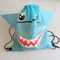 Divers modèles polyester 210D mignon personnage de dessin animé sac à dos sac à cordon