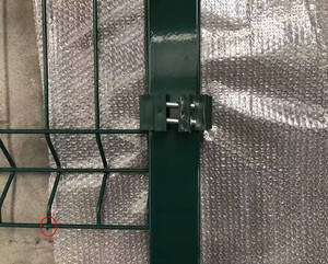 Tùy chỉnh ngoài trời thép mạ kẽm kim loại uốn hàn dây hàng rào tấm An ninh kim loại 3D cong hàng rào - Product Image 4