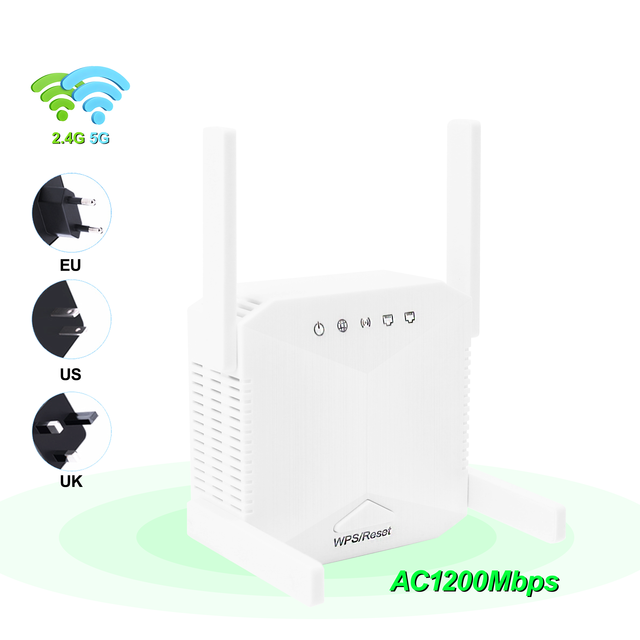 WL314 1200Mbpsr 2.4G 5.8 G Wifi Repeate Home Wifi Extender Repeater 300mbps 1200mbps