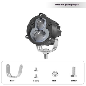 Projecteur LED haute puissance <span class=keywords><strong>pour</strong></span> véhicules tout-terrain et motos modifiées, système d'éclairage étanche bicolore 3 pouces en forme de <span class=keywords><strong>gourde</strong></span> - Product Image 2