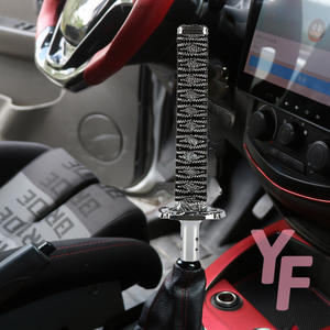 サムライソードギアシフトノブカタナカーシフトノブ20/25/30cmユニバーサルギアスティックノブブラック + シルバーカラーカーアクセサリー - Product Image 1