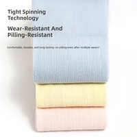Chaussettes longues pour nouveau-né, chaussettes en coton doux jusqu'aux genoux, chaussettes confortables pour bébé et tout-petit, pour un usage quotidien