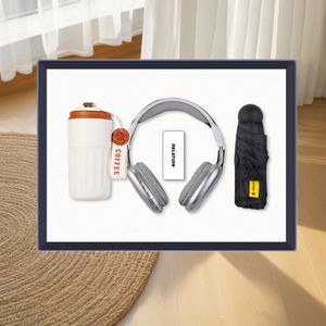 Promotion: Customizable 316 Stainless Steel Coffee Cup Headset Capsule Umbrella <b>Gift</b> Box Set - Product Image 3